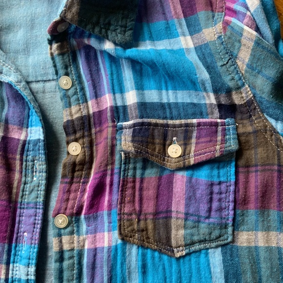 Coupe cotton checkered button down shirt - Picture 6 of 7